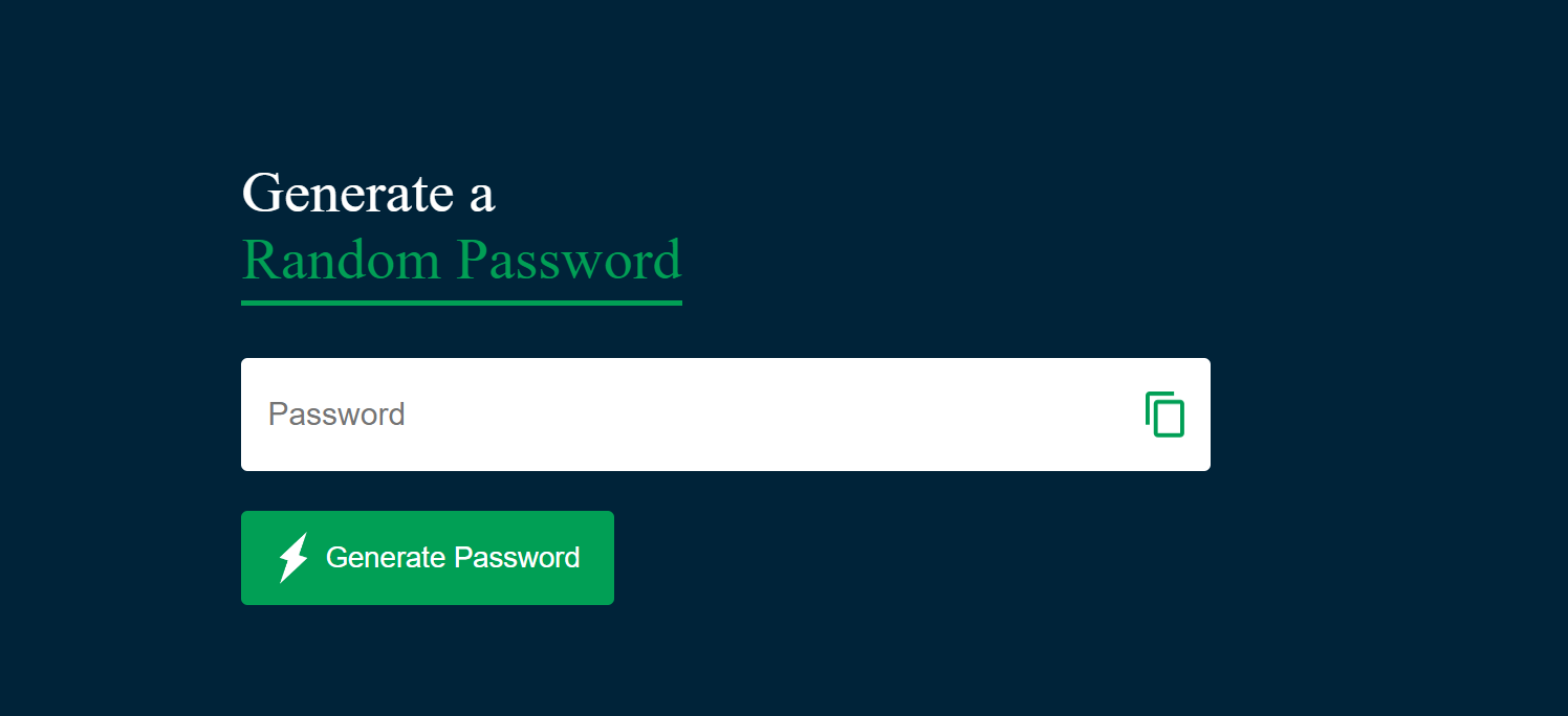 Password Generator